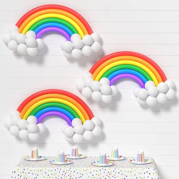 Multicolor_Rainbow_Latex_Balloons_With_Balloon_Pumpfish_Wire_|_For_Rainbow_Theme_Party_Kids_Birthday_Animal_Party_Decorations_(107_Pcs)