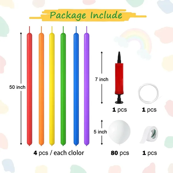 Multicolor_Rainbow_Latex_Balloons_With_Balloon_Pumpfish_Wire_|_For_Rainbow_Theme_Party_Kids_Birthday_Animal_Party_Decorations_(107_Pcs)