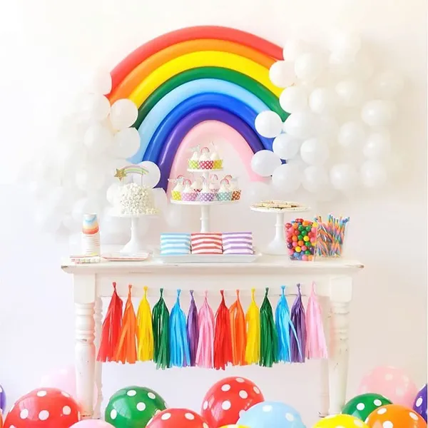 Multicolor_Rainbow_Latex_Balloons_With_Balloon_Pumpfish_Wire_|_For_Rainbow_Theme_Party_Kids_Birthday_Animal_Party_Decorations_(107_Pcs)
