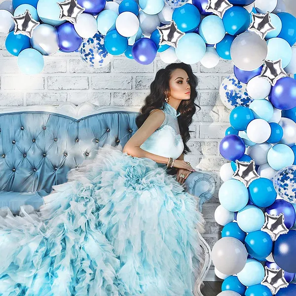 Blue_White_&_Silver_Five_Pointed_Star_Balloon_|_For_Wedding_Bridal_Baby_Shower_Birthday_Party_Decoration_(149_Pcs)
