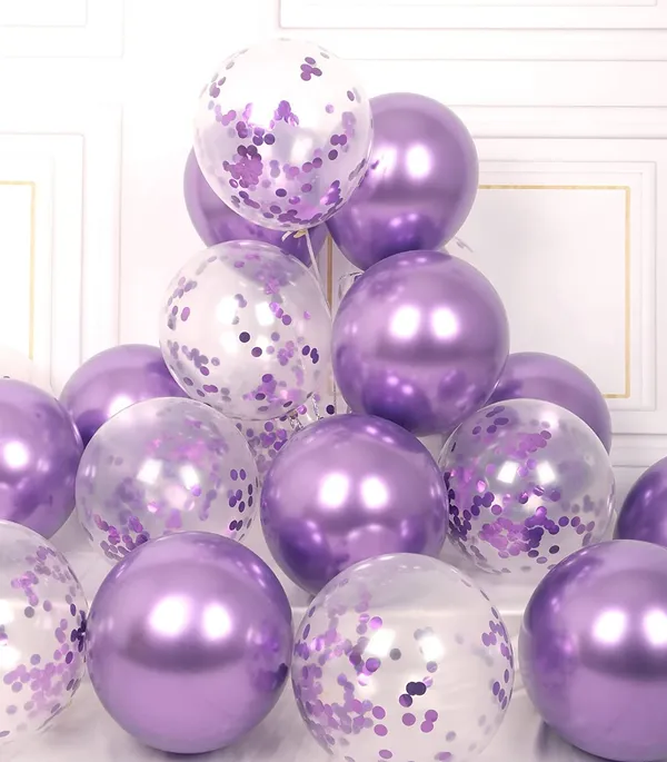Purple_Chrome_&_Confetti_Balloons_&_Ribbons_Decorations_Set_(42_Ps)_(64_Ft_Ribbon)_(12_Inch)