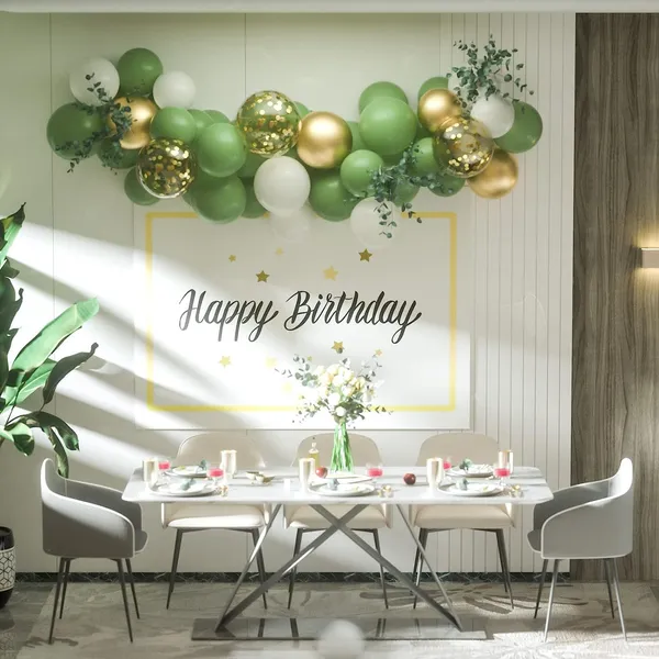 Sage_Green_&_Gold_Metallic_Latex_Party_Balloon_|_For_Birthday_Wedding_Bridal_Shower_Supplies_(Pack_Of_60)_(12_Inch)