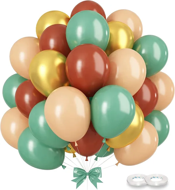Sage_Khaki_Black_&_Gold_Latex_Balloon_Garland_Arch_|_For_Party_Decorations_Birthday_Decorations_Wedding_Decorations_(50_Pcs)_(12_Inch)