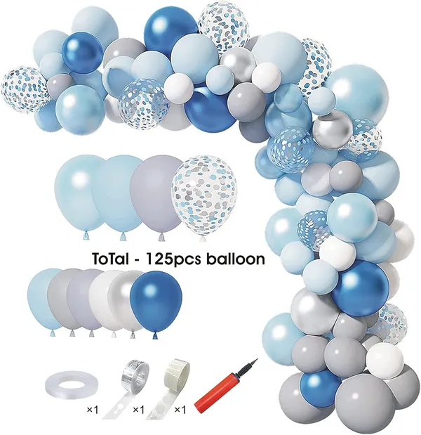 Blue_Silver_&_Grey_Confetti_Latex_Balloons_|_For_Wedding_Bridal_Shower_Birthday_Party_Decorations_(4_Pcs_Balloon_Tools)_(129_Pcs)_(12_Inch_|_10_Inch)