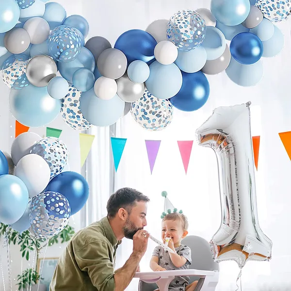 Blue_Silver_&_Grey_Confetti_Latex_Balloons_|_For_Wedding_Bridal_Shower_Birthday_Party_Decorations_(4_Pcs_Balloon_Tools)_(129_Pcs)_(12_Inch_|_10_Inch)
