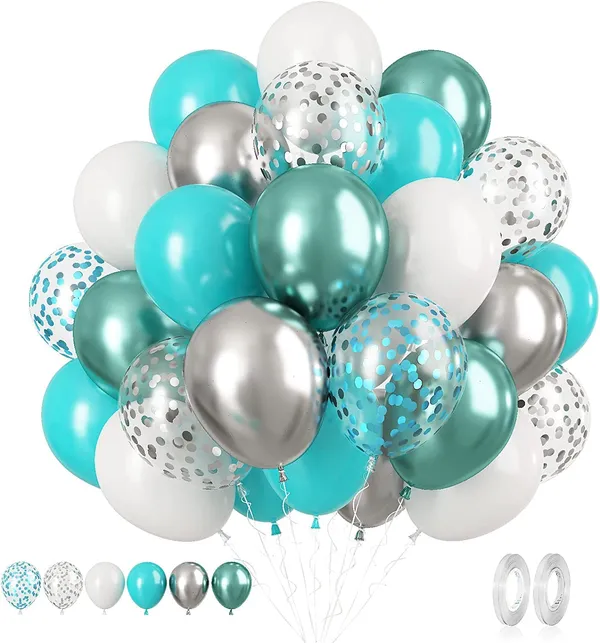 Teal_Blue_&_Silver_Latex_Balloon_Garland_Arch_|_For_Party_Decorations_Birthday_Decorations_Wedding_Decorations_(50_Pcs)_(12_Inch)