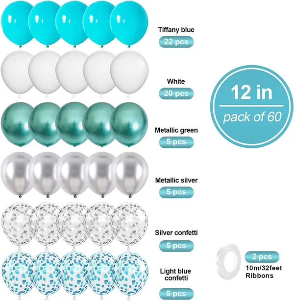 Teal_Blue_&_Silver_Latex_Balloon_Garland_Arch_|_For_Party_Decorations_Birthday_Decorations_Wedding_Decorations_(50_Pcs)_(12_Inch)