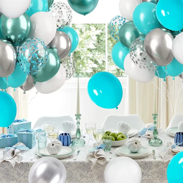 Teal_Blue_&_Silver_Latex_Balloon_Garland_Arch_|_For_Party_Decorations_Birthday_Decorations_Wedding_Decorations_(50_Pcs)_(12_Inch)