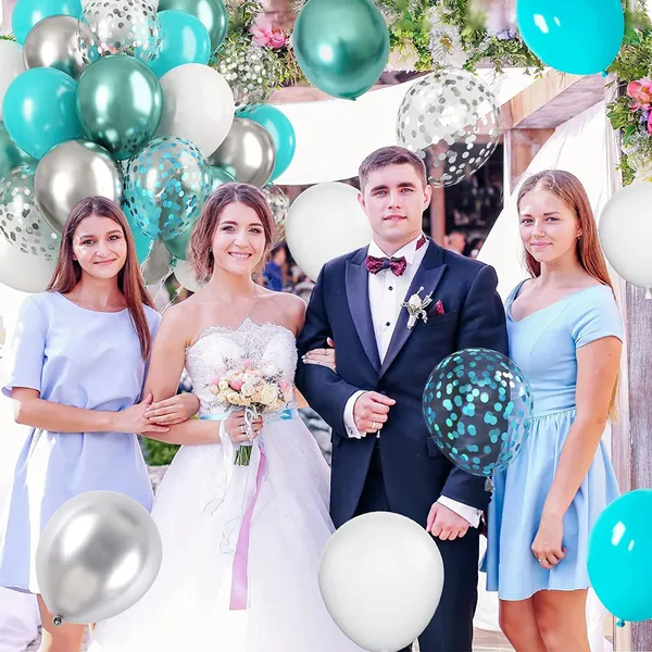 Teal_Blue_&_Silver_Latex_Balloon_Garland_Arch_|_For_Party_Decorations_Birthday_Decorations_Wedding_Decorations_(50_Pcs)_(12_Inch)