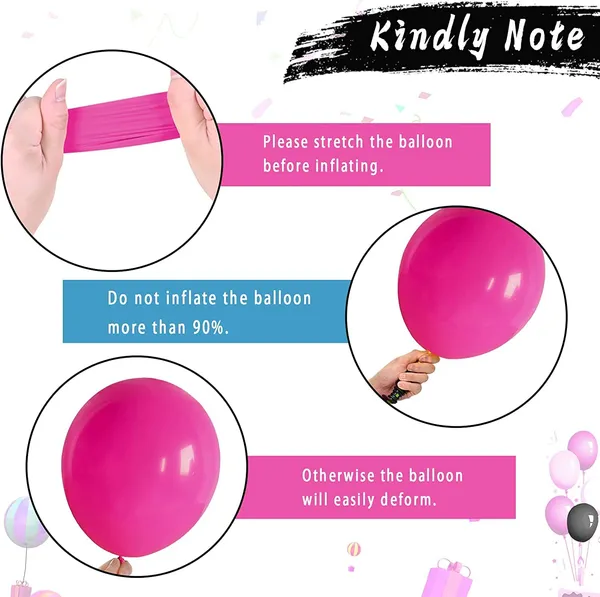 Teal_&_Hot_Pink_Disco_Music_Party_Latex_Balloons_With_Ribbons_|_For_80S_90S_Disco_Music_Party_Hip_Hop_Theme_Party_Birthday_Dj_Short_Video_Party_Decoration_(30_Pcs)_(12_Inch)