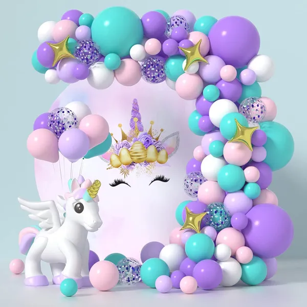 Blue_Purple_Pink_&_White_Rubber_Unicorn_Balloon_Garland_Arch_Kit_|_For_Birthday_Baby_Shower_Party_Supplies_(133_Pcs)
