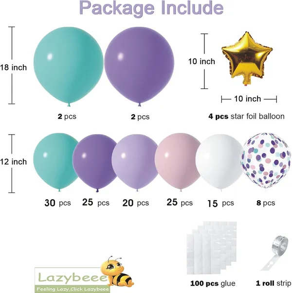 Blue_Purple_Pink_&_White_Rubber_Unicorn_Balloon_Garland_Arch_Kit_|_For_Birthday_Baby_Shower_Party_Supplies_(133_Pcs)