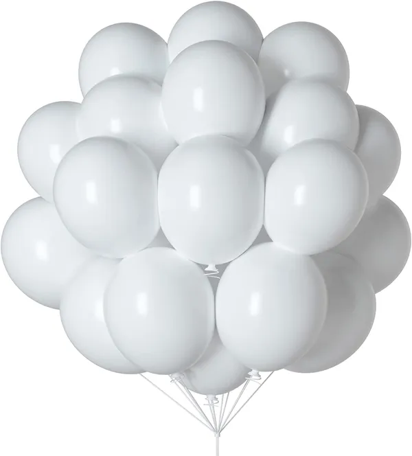 White_Latex_Balloons_|_For_Birthday_Decorations_Anniversary_Decorations_Baby_Shower_Decorations_Wedding_(50_Pcs)_(12_Inch)