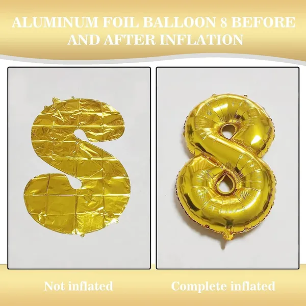 White_&_Gold_Large_Number_Balloons_Set_|_For_Birthday_Decorations_(18Th_Birthday)
