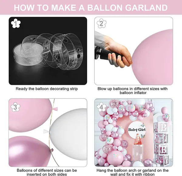 White_&_Pink_Balloons_Garland_Arch_Kit_|_For_Birthday_Decoration_Baby_Shower_Wedding_Party_Supplies_(55_Pcs)