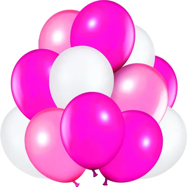 White_Pink_&_Dark_Pink_Latex_Balloons_|_For_Birthday_Decorations_Anniversary_Decorations_Baby_Shower_Decorations_Wedding_(50_Pcs)_(12_Inch)