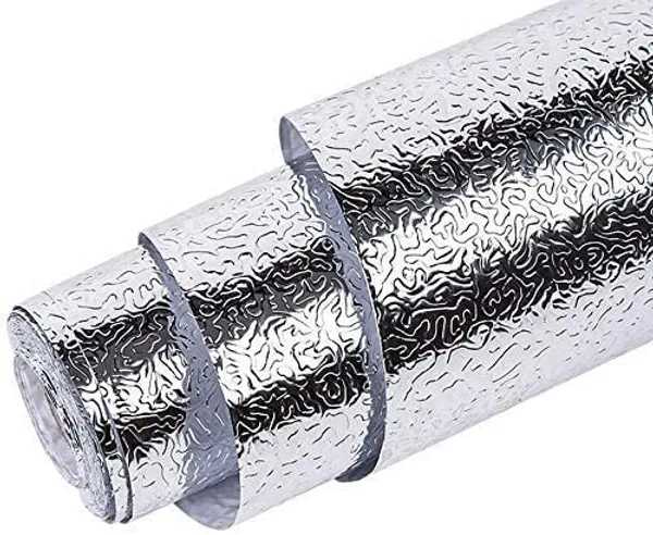 Silver_Self_Adhesive_Waterproof_And_Oil_Proof_Wallpaper_For_Home_And_Kitchen_(20_Pcs)
