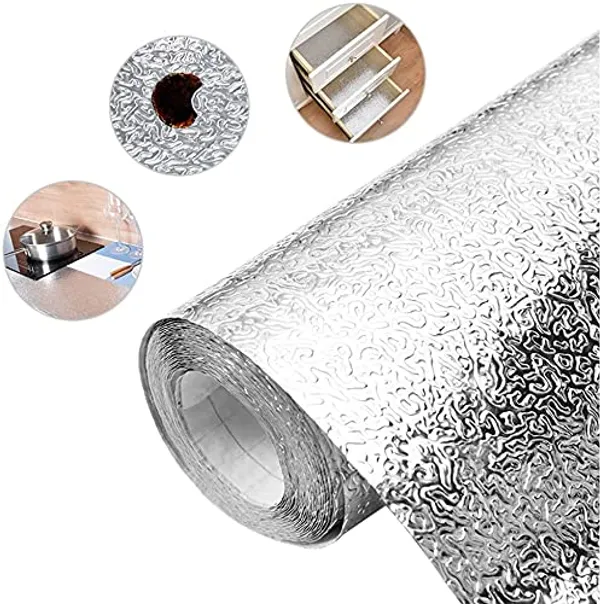 Silver_Self_Adhesive_Waterproof_And_Oil_Proof_Wallpaper_For_Home_And_Kitchen_(20_Pcs)