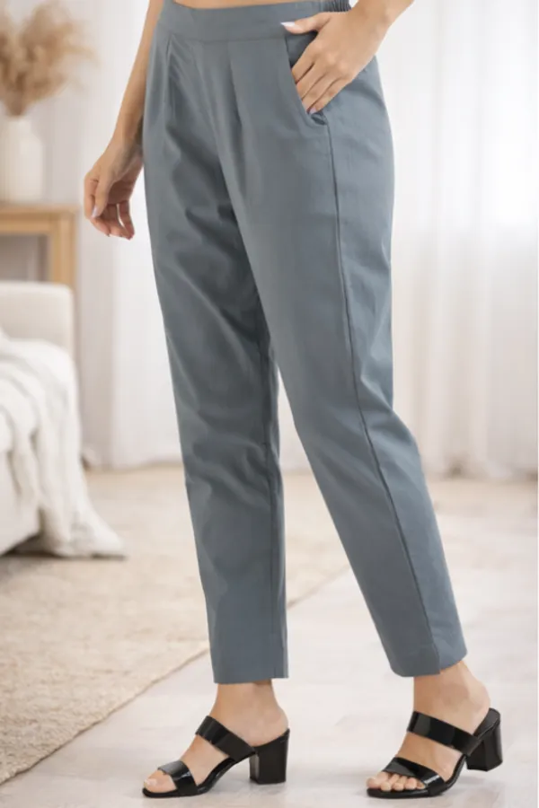 Urban_Chic_High-Waist_Gray_Trouser