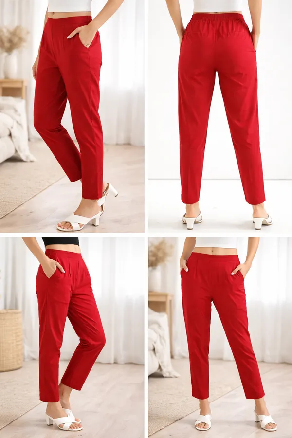 Urban_Chic_High-Waist_Mehroon_Trouser