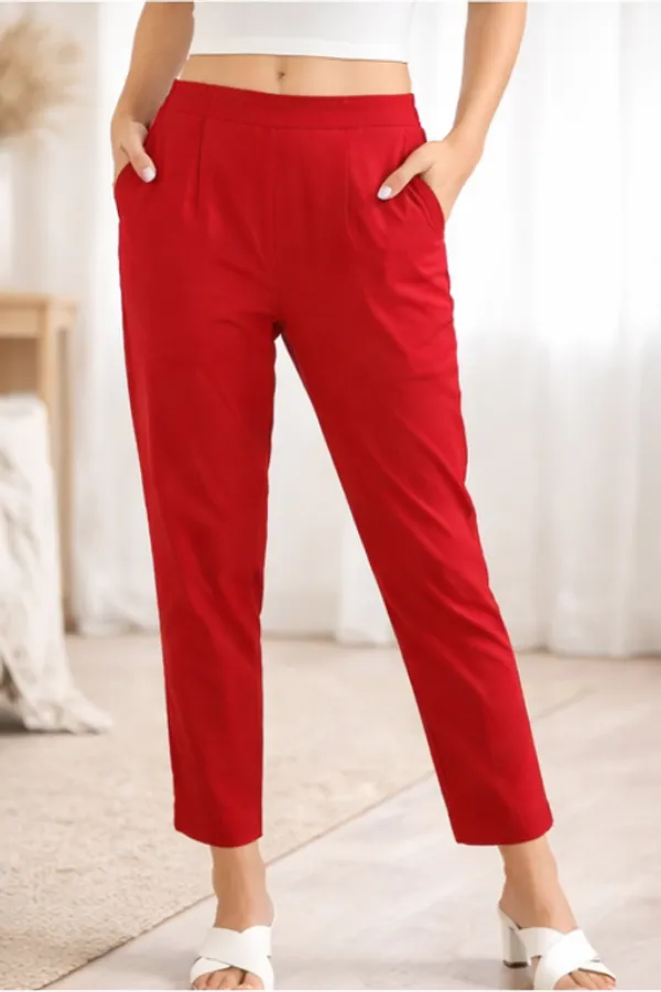 Urban_Chic_High-Waist_Mehroon_Trouser