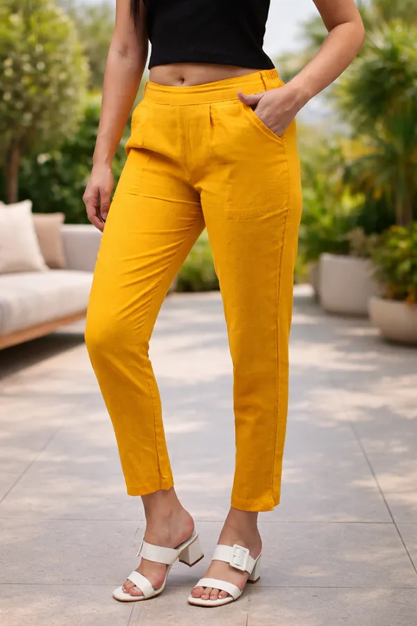 Urban_Chic_High-Waist_Mustard_Trouser