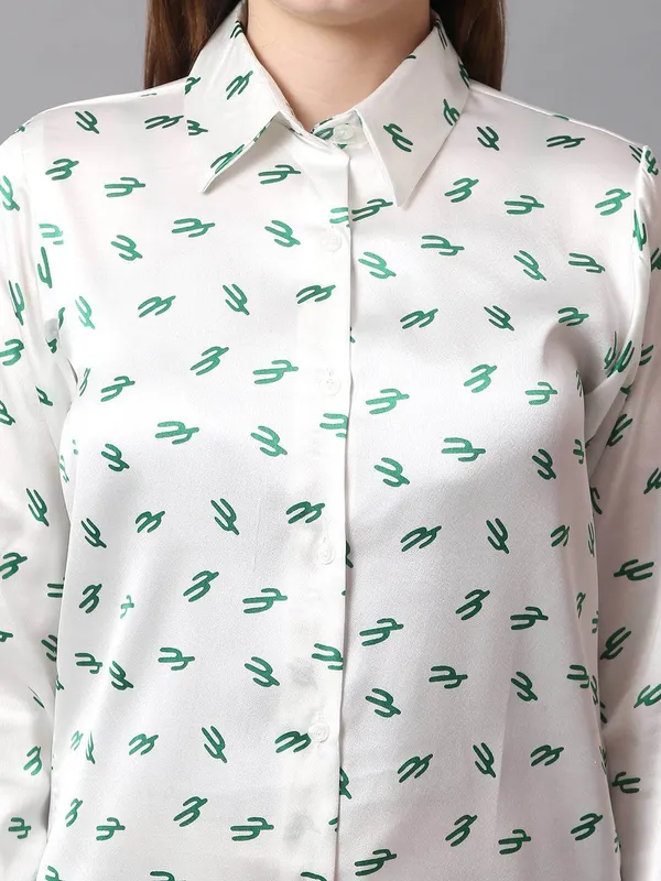 Off_White_Cactus_Printed_Satin_Regular_Fit_Solid_Shirt