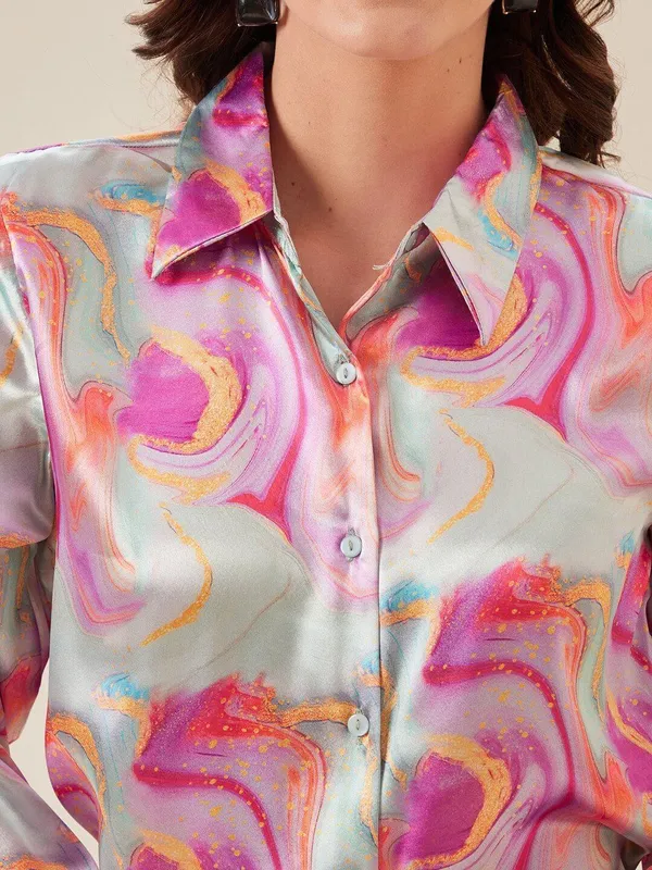 Multicolor_Satin_Marble_Printed_Regular_Fit_Solid_Shirt