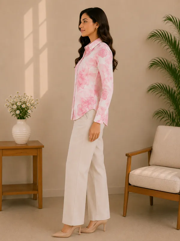 Pink_Petal_Printed_Shirt