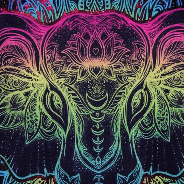 GANESHA_SPACE_AVATAR_|_UV_Reactive_Art_|_Festive_Fit_T-SHIRT_|_210_GSM