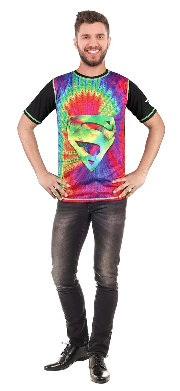 SUPERMAN-PORTAL_|_UV_Reactive_T-SHIRT_Dry_Fit_Micro_&_100%_Biowashed_Cotton__|_210_GSM