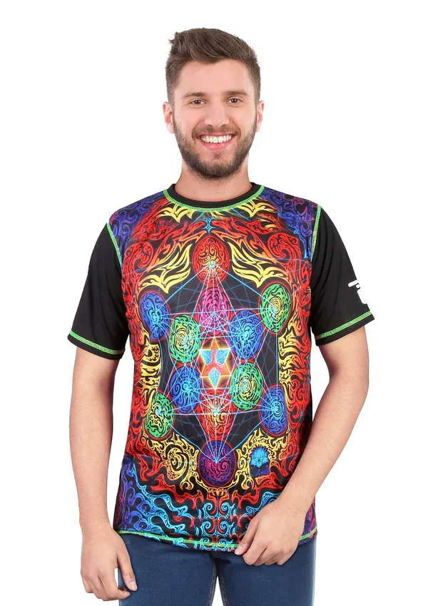 ENERGY_BALANCE_INTERVENTION_|_UV_Glow_Design_|_Unisex_T-SHIRT__|_210_GSM
