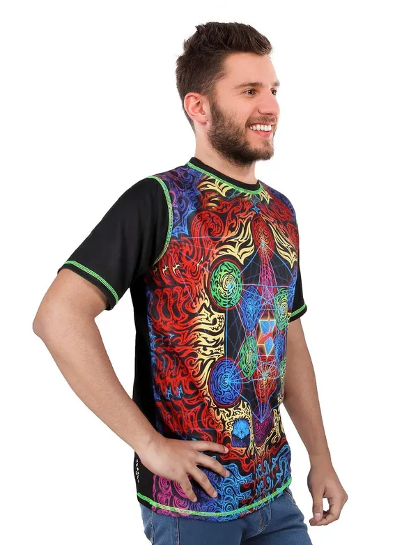 ENERGY_BALANCE_INTERVENTION_|_UV_Glow_Design_|_Unisex_T-SHIRT__|_210_GSM