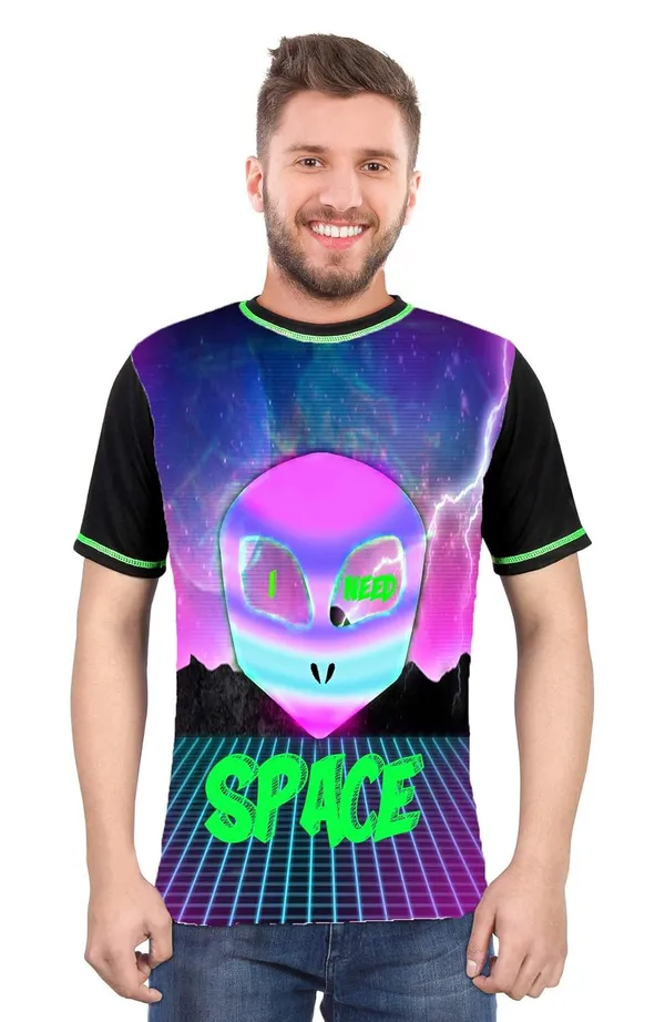 I-NEED-SPACE_|__UV_Reactive_Design_|_T-SHIRT_Dry_Fit_Micro_&_100%_Biowashed_Cotton__|_210_GSM