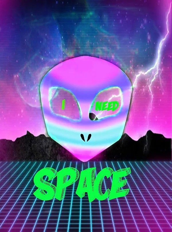 I-NEED-SPACE_|__UV_Reactive_Design_|_T-SHIRT_Dry_Fit_Micro_&_100%_Biowashed_Cotton__|_210_GSM