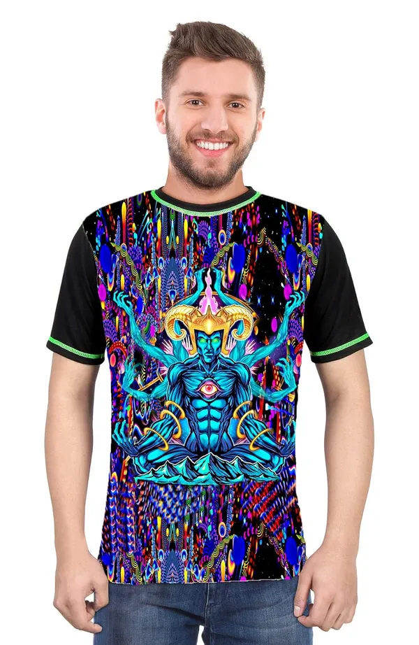 UV_REACTIVE_ART__|_PSY_GOD-MEDITATION_PORTAL__|_SPIRITUAL_GATHERING__|_T-SHIRT_|_210_GSM