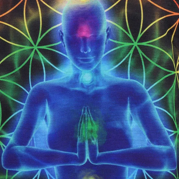 CHAKRA-MEDITATION-PORTAL_|_UV_Reactive_Art_|_T-SHIRT_|_210_GSM