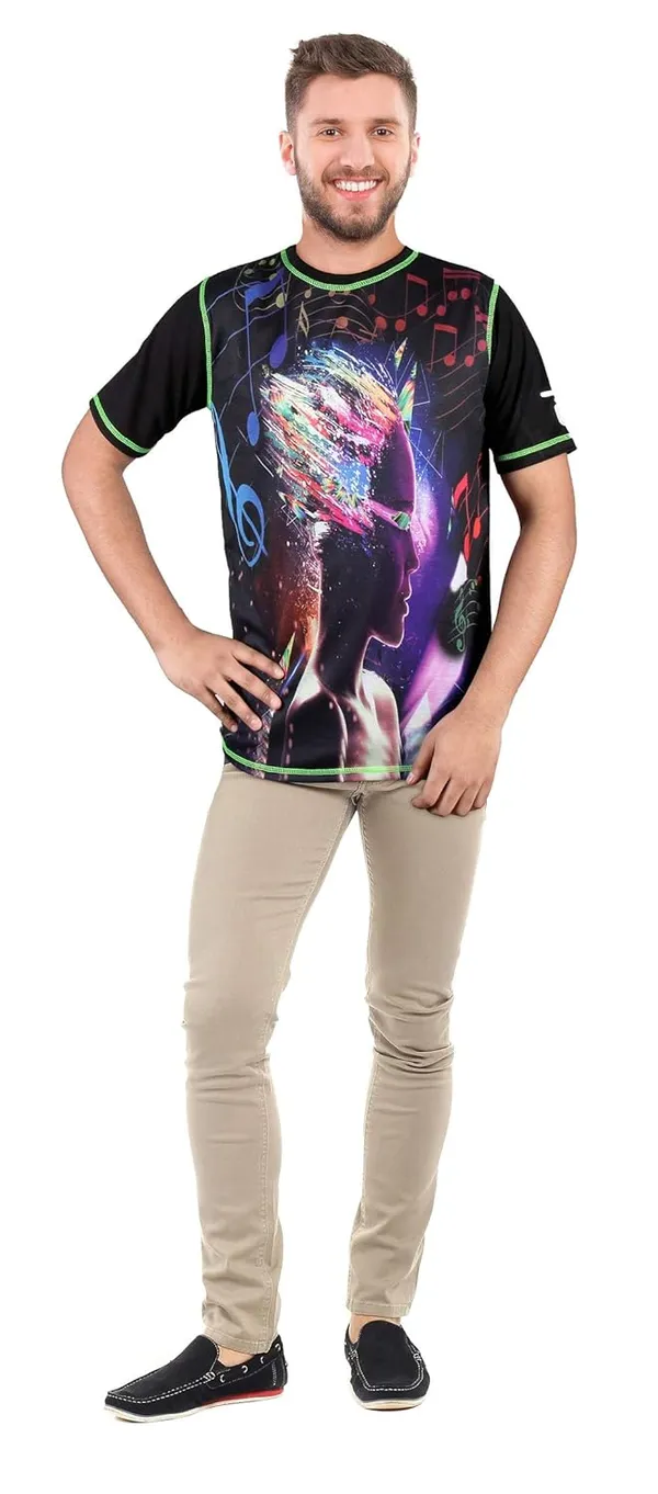 DJ_GIRL_MUSIC_INTERVENTION_|_UV_Glow_Design_|_Unisex_T-SHIRT_Dry_Fit_Micro_&_100%_Biowashed_Cotton__|_210_GSM