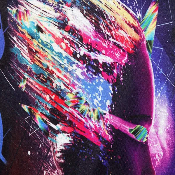 DJ_GIRL_MUSIC_INTERVENTION_|_UV_Glow_Design_|_Unisex_T-SHIRT_Dry_Fit_Micro_&_100%_Biowashed_Cotton__|_210_GSM