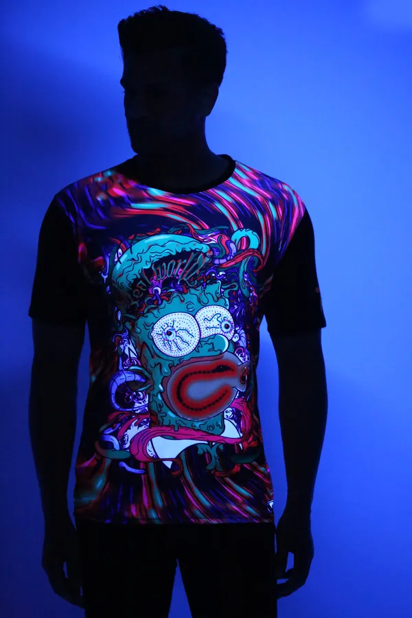 SIMPSON_REAL_WORLD_TRIP__|_UV_REACTIVE_T-SHIRT_|_Dry_Fit_Micro_&_100%_Bio-washed_Cotton__|_210_GSM