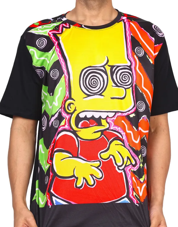 BART-TRIPPING_|__UV_Reactive_Design_|__T-shirt__|_210_GSM
