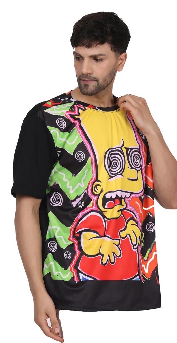 BART-TRIPPING_|__UV_Reactive_Design_|__T-shirt__|_210_GSM