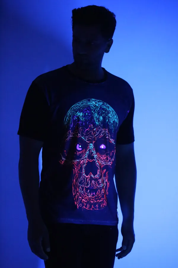 INSANE_SKULL_ART_|_Classy_Fit_|_UV_Reactive_T-SHIRT_Dry_Fit_Micro_&_100%_Biowashed_Cotton__|_210_GSM