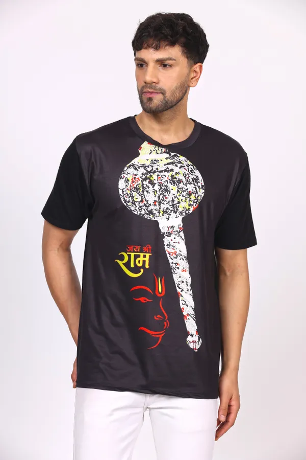 PSY_HANUMAN-GADA_|_UV_Glow_Design_|_UNISEX_T-SHIRT_Dry_Fit_Micro_&_100%_Biowashed_Cotton__|_210_GSM