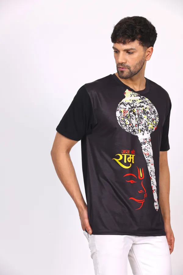 PSY_HANUMAN-GADA_|_UV_Glow_Design_|_UNISEX_T-SHIRT_Dry_Fit_Micro_&_100%_Biowashed_Cotton__|_210_GSM
