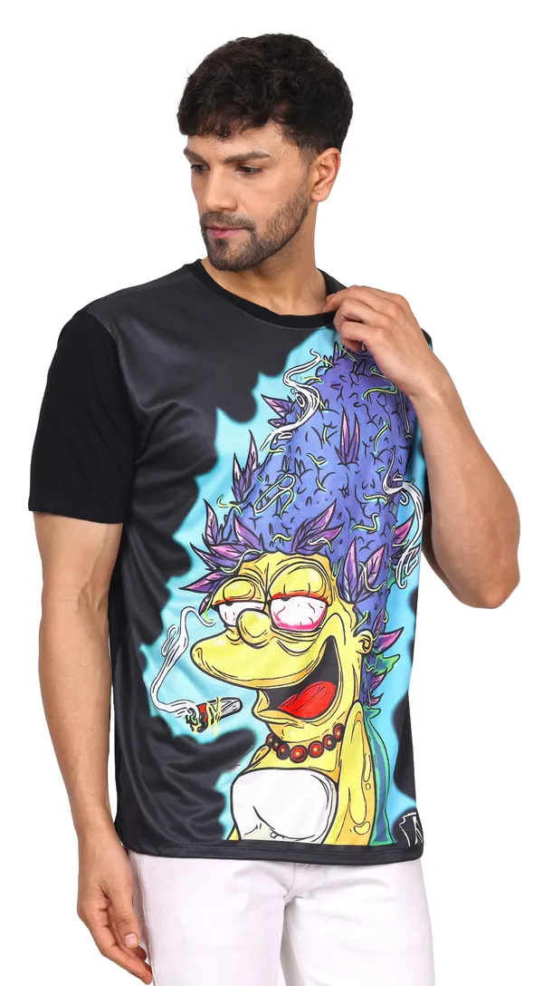 PSY_MARGE_-_HYBRID_TRIP_|_UV_Glow_Art_|_Unisex_T-SHIRT__|_210_GSM
