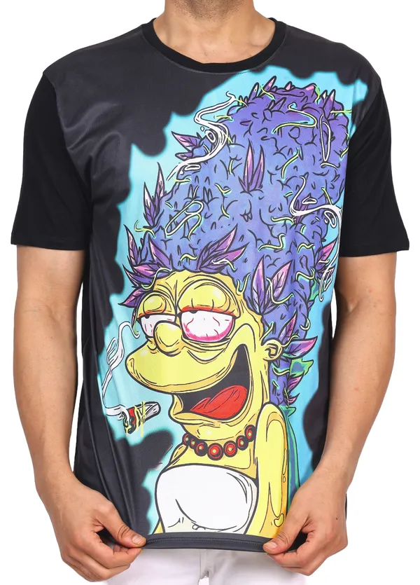 PSY_MARGE_-_HYBRID_TRIP_|_UV_Glow_Art_|_Unisex_T-SHIRT__|_210_GSM