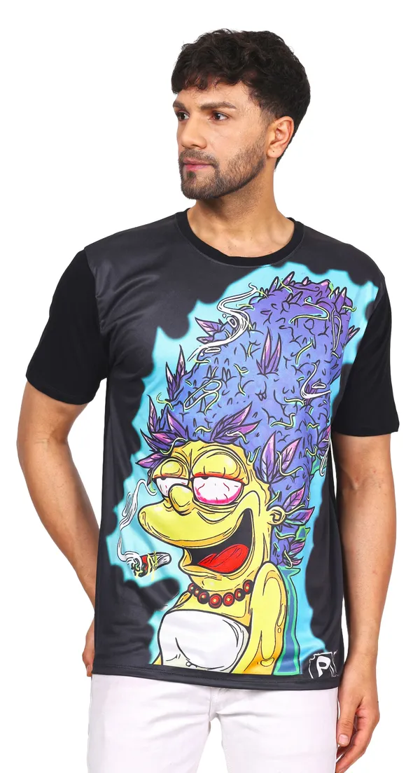 PSY_MARGE_-_HYBRID_TRIP_|_UV_Glow_Art_|_Unisex_T-SHIRT__|_210_GSM