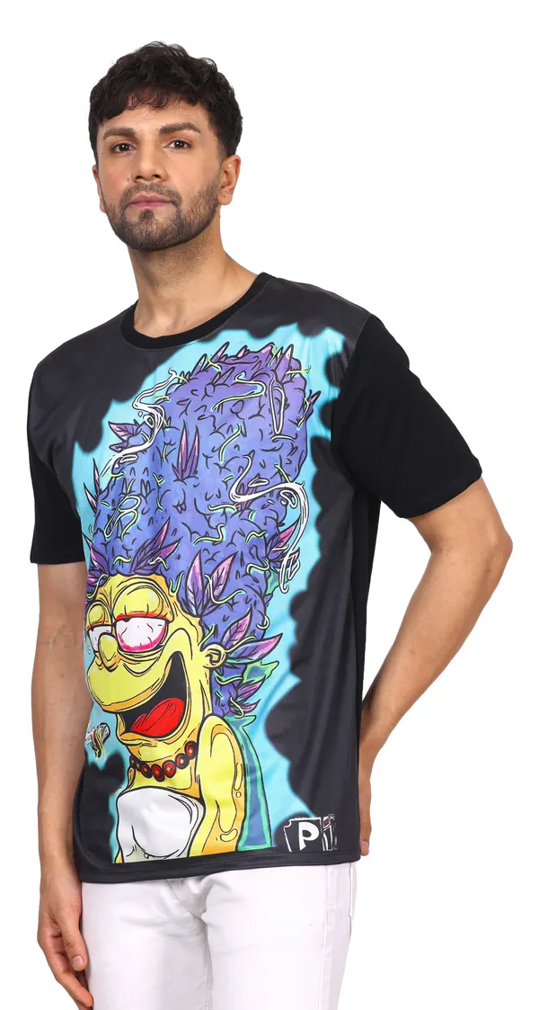 PSY_MARGE_-_HYBRID_TRIP_|_UV_Glow_Art_|_Unisex_T-SHIRT__|_210_GSM