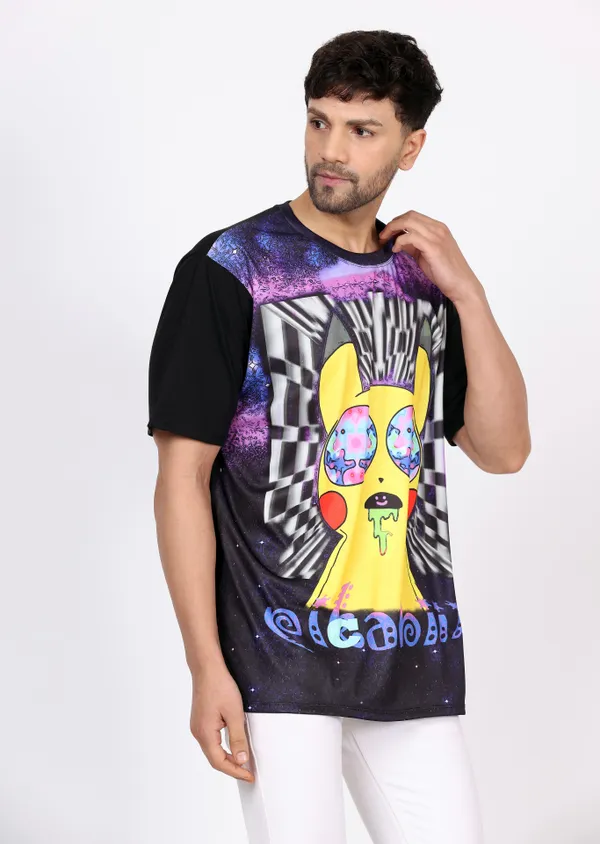 Exclusive_Edition_|_Pica_Thunder_Bolt_|_Uv_Reactive_Classy_Fit_T-Shirt_|_Customization_Available_|_210_GSM